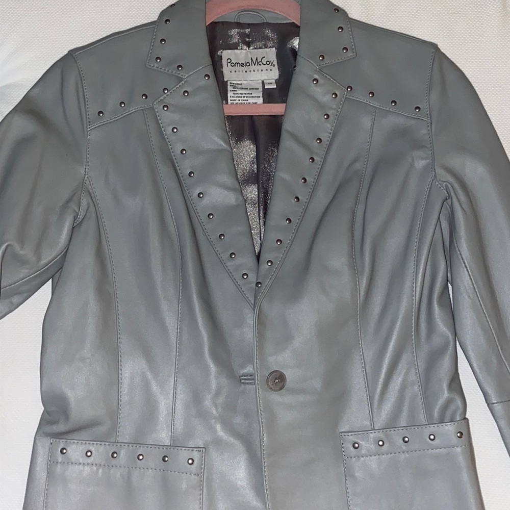 NEW Pamela McCoy 100% Genuine leather jacket (XS)